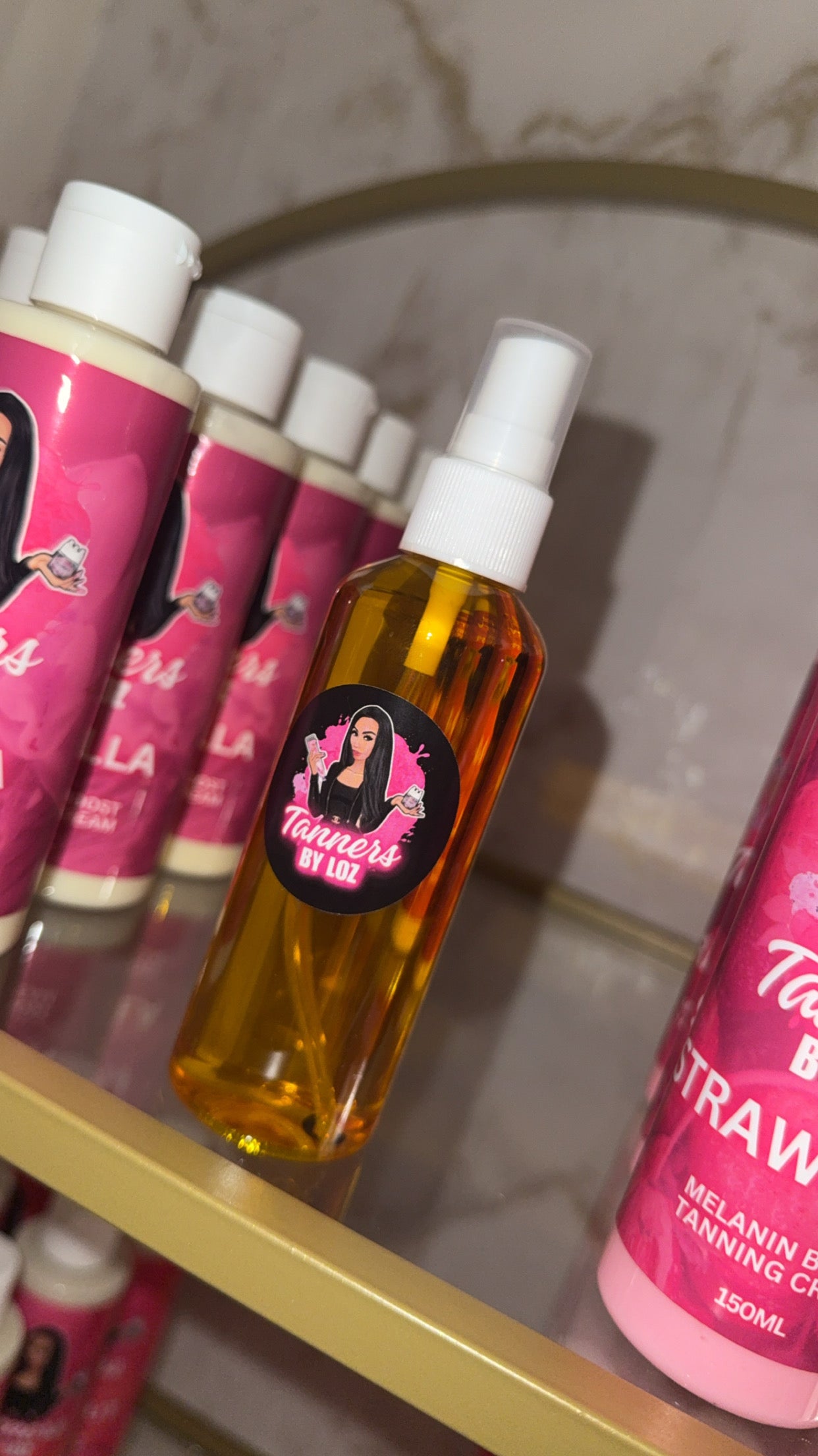 CARROT infused tanning oil